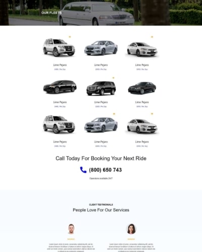 Limo Rental Our Fleets