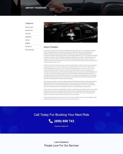 Limo Rental Services Detail